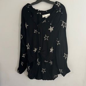 Vintage Havana Black Star Button Down